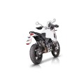 QD Exhaust Tri-cone Titanium/Carbon Slip-on Exhaust for the Ducati DesertX